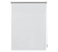 Deco Company, Tenda termica a rullo con morsetti o da incollare, Risparmio energetico, Tutte parti montaggio incluse, Poliestere, Bianco, 90 x 210 cm, 23-1039