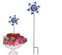 Deco De Vento - Campanello Di Vento Da Giardino | Butfly Wind Caril | Decorazione Esterna Decorativa con Campanello Eolico | Butfly Design Vento Chime con Asta in Acciaio per Terrazza Balcone