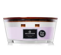 DECO EXPRESS Candele Profumate con 2 Stoppino Scoppiettante Candela Lunga Durata Fino a 50 Ore Decorazioni Casa Idee Regalo (Fiori di ciliegio)