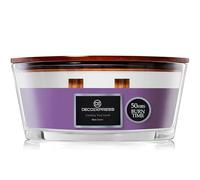 DECO EXPRESS Candele Profumate con 2 Stoppino Scoppiettante Candela Lunga Durata Fino a 50 Ore Decorazioni Casa Idee Regalo (Ciliegia nera)