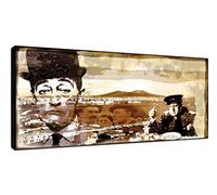 Deco Italia Quadro Moderno Toto' e Napoli - Collage Tot | 180 x 100 cm