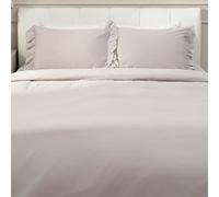 Deco Mex Amalia - Set copripiumino da 4 pezzi, 200 x 220 cm, colore: Grigio