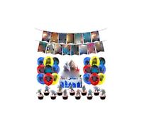 Deco per Compleanno buon Compleanno Decorazioni Palloncini Palloncino Feste Topper Torte Festone