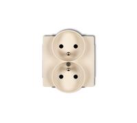 DECO Presa doppia con/e beige 1DGPR-2zp