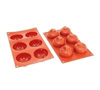 Déco Relief - Stampo in silicone 6 metà sfere cave d.67 x 40 mm - Stampo per torta pasticceria - Materiale professionale