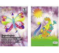 DECO UR1521 Carta Arcobaleno, Confezione 10 fogli