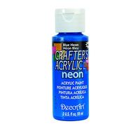 DecoArt - Tintura acrilica Crafters Acrylic, 59 mL Neon Blue