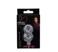 DECOCINO Meets Amira - Palloncino numero 8 - perfetto per ogni JGA, compleanno, matrimonio, argento, top per torte e torte, caketopper
