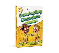 Decodable Readers: 15 Short Vowel Phonics Decodable Books for Beginning Readers Ages 4-7 Developing Decoders (Gray Collection: Set 3)
