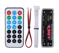 Decode Board, DC 5V/12V Wireless Bluetooth 5.0 MP3 WMA Decoder Board Car FM Ape FLAC Modulo di Supporto USB, Scheda SD, Interruttore con Telecomando