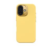 DECODED AntiMicrobial Silicone Case COVER MAGSAFE per Apple iPhone 16 Plus, Giallo