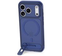 DECODED Cover con supporto iPhone 18 Pro Max / 17 Pro Max, Blu atlantico | Compatibile con MagSafe, cavalletto girevole in alluminio, airbag anticaduta fino a 3 m, finitura antigraffio e anti-impronte