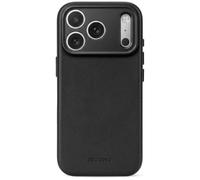 DECODED Cover in pelle ECCO per iPhone 18 Pro Max / 17 Pro Max, Nero | Compatibile con MagSafe, pelle pieno fiore ECCO che sviluppa una patina, anticaduta fino a 1,2 m, tasti in metallo