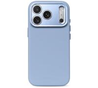 DECODED Cover in pelle per iPhone 18 Pro Max / 17 Pro Max, Azzurro cielo | Compatibile con MagSafe, pregiata pelle pieno fiore che sviluppa una patina, anticaduta fino a 1,2 m, tasti in metallo