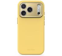 DECODED Cover in silicone per iPhone 18 Pro Max / 17 Pro Max, Giallo cedro | Compatibile con MagSafe, silicone liquido soft-touch, antimicrobica Biomaster, anticaduta 1,2 m, anello fotocamera in metallo