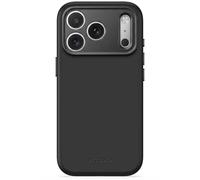 DECODED Cover in silicone per iPhone 18 Pro Max / 17 Pro Max, Nero carbone | Compatibile con MagSafe, silicone liquido soft-touch, antimicrobica Biomaster, anticaduta 1,2 m, anello fotocamera in metallo
