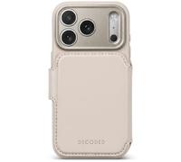 DECODED Cover portafoglio in pelle ECCO per iPhone 18 Pro Max / 17 Pro Max | Compatibile con MagSafe, portafoglio staccabile per 3 carte e contanti, pelle pieno fiore ECCO, anticaduta fino a 1,2 m