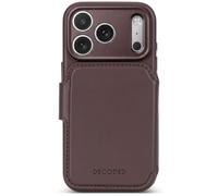 DECODED Cover portafoglio in pelle ECCO per iPhone 18 Pro Max / 17 Pro Max | Compatibile con MagSafe, portafoglio staccabile per 3 carte e contanti, pelle pieno fiore ECCO, anticaduta fino a 1,2 m