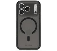 DECODED Cover trasparente iPhone 18 Pro Max / 17 Pro Max, Nero satinato | Compatibile con MagSafe, DropTec anticaduta fino a 3 m, anti-ingiallimento con filtro UV, policarbonato riciclato GRS