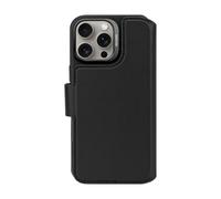 DECODED Custodia a portafoglio in pelle rimovibile 2 in 1 per iPhone 16 Pro Max, compatibile con MagSafe, vera pelle ECCO premium, protezione completa, bordi rialzati per proteggere lo schermo e la