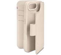 DECODED Custodia in pelle per iPhone 16e, in pelle ECCO di alta qualità, rimovibile, custodia compatibile con MagSafe, protezione schermo e fotocamera, antigraffio, pulsanti in metallo, impugnatura