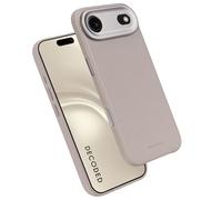 DECODED Custodia in Pelle per iPhone 17 Pro, Pelle Premium ECCO, Compatibile con Magsafe, Protezione Fotocamera Protetta, Pulsante Action in Vetro, Antigraffio, Beige