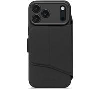 DECODED Custodia in silicone 2 in 1 per iPhone 17 Pro, a portafoglio staccabile, finitura Premium Soft-Touch, rivestimento antibatterico, compatibile con MagSafe, protezione antiurti, colore: Nero