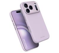 DECODED Custodia in silicone per iPhone 17 Pro Max, Premium Soft Touch, rivestimento antimicrobico, compatibile con MagSafe, protezione contro le cadute, antigraffio, pulsanti in metallo, presa sicura