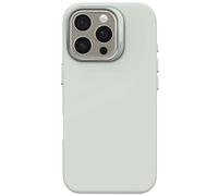 Decoded, Custodia per iPhone 16 Pro in silicone antimicrobico, Grigio