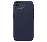 Decoded, Custodia per iPhone 16e Antimicrobica Soft Touch, Blu scuro