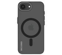 Decoded, Custodia per iPhone 16e Antimicrobica Soft Touch, Grigio