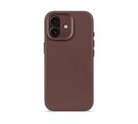 DECODED Leather Case COVER MAGSAFE per Apple iPhone 17, Marrone