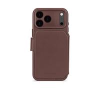 DECODED Leather Detachable Wallet Case CUSTODIA A LIBRO per Apple iPhone 17 Pro Max, Marrone