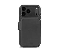 DECODED Custodia in pelle 2 in 1 per iPhone 17 Pro, portafoglio staccabile, in pelle ECCO di alta qualità, compatibile con Magsafe, protezione dalle cadute, antigraffio, pulsanti in metallo, colore