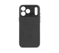 DECODED Custodia in Pelle per iPhone 17 Pro Max, Pelle Premium ECCO, Compatibile con Magsafe, Protezione Fotocamera Protetta, Pulsante Action in Vetro, Antigraffio, Nero