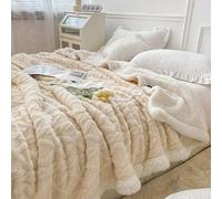 DECODEKO - Coperta in Flanella e Pile - Coperta Invernale Reversibile per Divano e Letto, 100% Poliestere, Morbida e Calda (130×160cm, 160×220cm, 220×240cm, Marrone, GRIGIO CHIARO, GRIGIO SCURO, BLU,