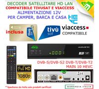 DECODER DIGITALE SAT TIVU SAT BWARE COMBO HD TIVUSAT CON SCHEDA INCLUSA GOLD