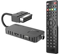Decoder Digitale Terrestre 2024 DVB-T2 - Dcolor Full HD Scart TV Stick Riceve TUTTI i Canali Rratuiti Supporto 1080P H265 Main10 PVR USB WiFi Multimedia [Include un Telecomando 2in1]
