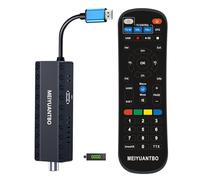 Decoder Digitale Terrestre 2025，Decoder DVB-T2，HD 1080P H.265 HEVC Principale10-Bit, Supporto IPTV/USB WiFi/DLNA/PVR/Multimedia [Telecomando 2-in-1 con controllo TV]