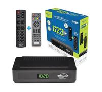 Decoder Digitale Terrestre 2025, DVB-T2, Digiquest G23 HEVC H.265 10bit Full HD FTA, Sintonizzatore TDT HD, USB, HDMI, SCART, Ethernet LAN RJ-45, telecomando aggiuntivo per anziani