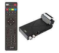 Decoder Digitale Terrestre 2025 - iZAP Decoder DVB-T2, HD 1080P HEVC Main 10 Bit, HDMI CEC TV | Uscita HDMI/AV e USB Multimediale, Telecomando incluso