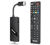 Decoder Digitale Terrestre 2025 - OWERSLYN Decoder DVB-T2, HD 1080P H265 HEVC Main 10 Bit, TV Stick Supporto Uscita HDMI/AV e USB Multimediale, Funzione PVR, Telecomando 2in1 Infrarossi