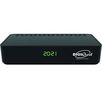 Decoder Digitale Terrestre DVB-T2 Digiquest SH5, Mediaplayer con display, Nero