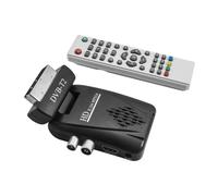 Decoder Digitale Terrestre Dvb-t2 Mini Scart Girevole 180° USB HDMI Presa HD
