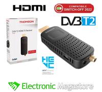 Decoder Digitale Terrestre DVB-T2 Pocket SRT-82 Ricevitore TV FullHD 10Bit HDMi