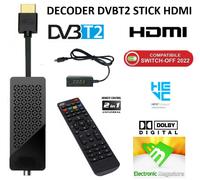 Decoder Digitale Terrestre DVB-T2 TRINITY Pocket Ricevitore TV FullHD 10Bit HDMi