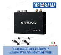 DECODER DIGITALE TERRESTRE HD DVB-T2 ALTA VELOCITA' PER AUTORADIO XTRONS FV012DE