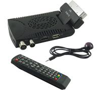 Decoder Digitale Terrestre Hd Mini Dvb T2 Usb E Hdmi Presa Scart 180° Tv