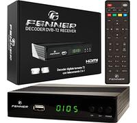 Decoder DVB-T2 HD 1080p con un telecomando comandi il TV ed il Decoder SINTONIZZAZIONE AUTOMATICA, HDMI HEVC Main 10 Bit H265 Dolby-Digital+ USB SCART IL DECODER NON REGISTRA