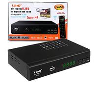 Decoder DVB-T2 HD, Oluote Decoder Digitale Terrestre 1080p Sintonizzazione Automatica, HDMI H.265 HEVC 10Bit Ricevitore, Riceve per Tutti i Canali TV Gratuiti